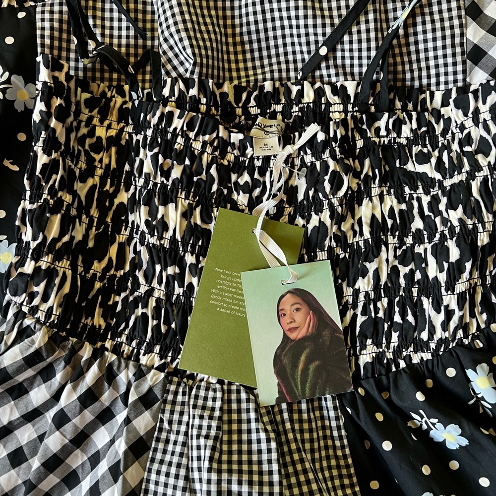 Sandy Liang Poplin patchwork Dress - Picture 9 of 11